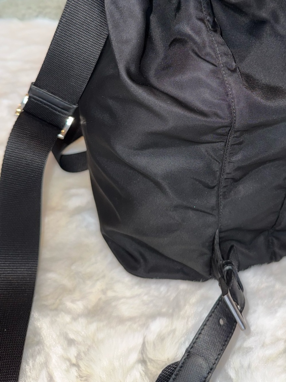 Prada Vela Black Nylon Backpack - Picture 9 of 16